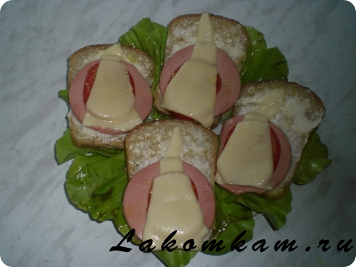 бутерброды Сочный хруст