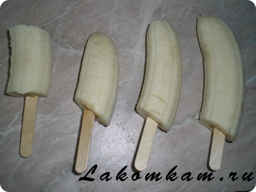 Десерт Банановое эскимо