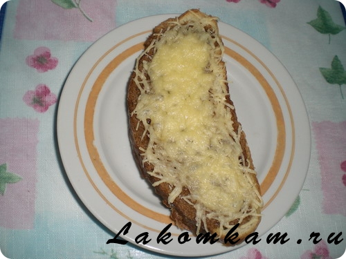 Бутерброды Тартинки простые с сыром