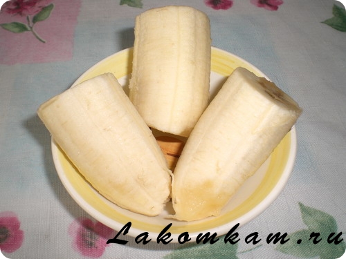 Десерт Фаршированный банан