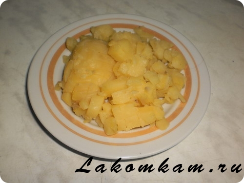 Салат Из крабовых палочек с картофелем и яйцами