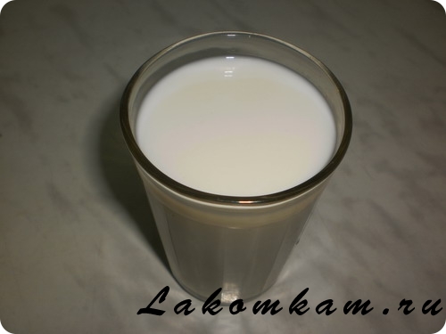 Напиток Молоко с вареньем