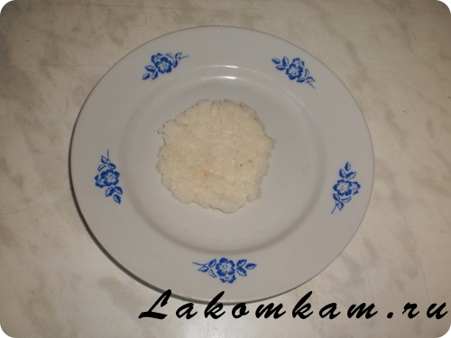 Блюдо из мяса Зразы в рисовой шубке