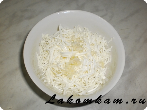 Мучное блюдо Спагетти с сырным соусом