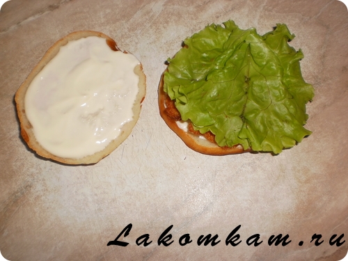 Бутерброды Чикенбургер