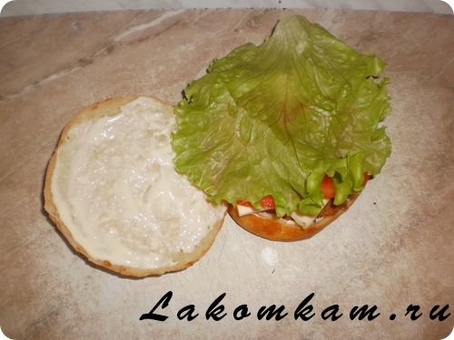 Бутерброды Чикен Эмменталь