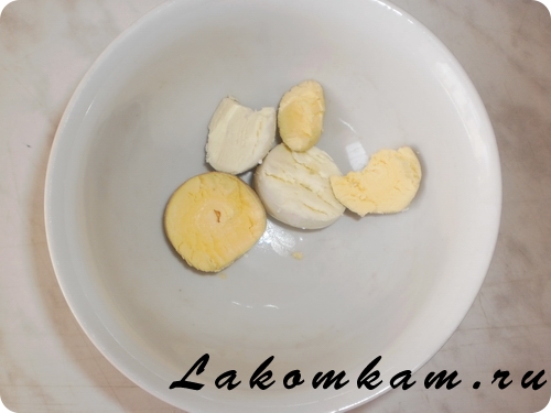 Закуска Крабы в лимонах