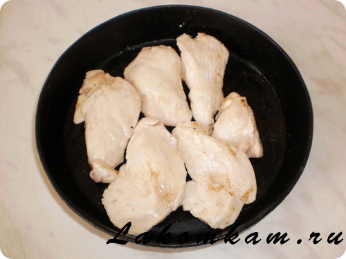 Блюдо из мяса Курица по-французски