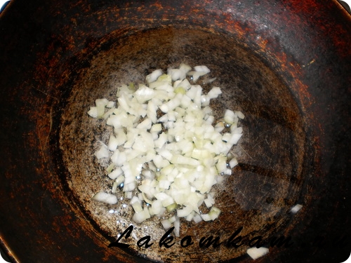 Блюдо из овощей Фасоль тушёная с баклажанами