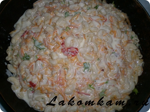 Блюдо из овощей Запеканка из овощей с макаронами