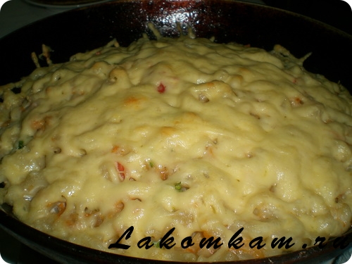 Блюдо из овощей Запеканка из овощей с макаронами