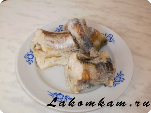 Мучное блюдо Пельмени с минтаем