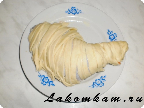 Блюдо из мяса Окорочка в тесте Блюдо из мяса Окорочка в тесте