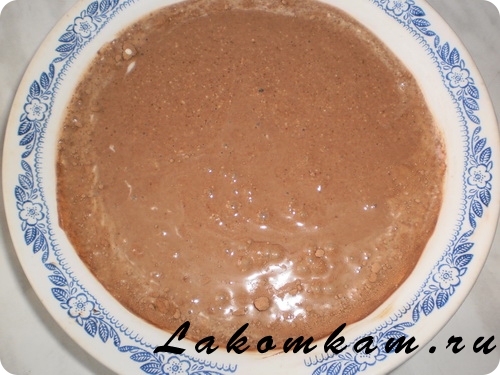 Десерт Шоколадный мраморный чизкейк