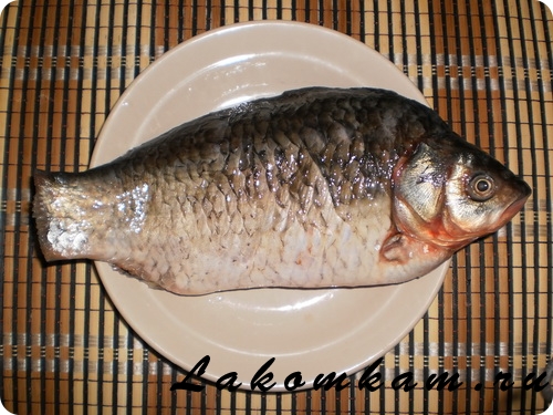 Блюдо из рыбы Карась под майонезом