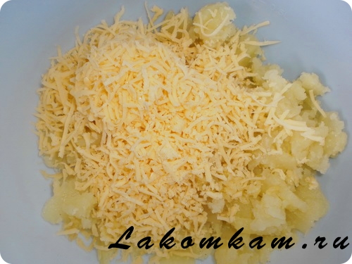 Картошка фаршированная сыром