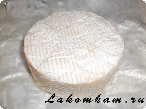 Карамелизованный лук с сыром бри