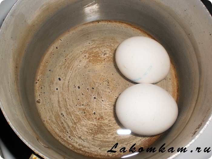 Яйца во фритюре