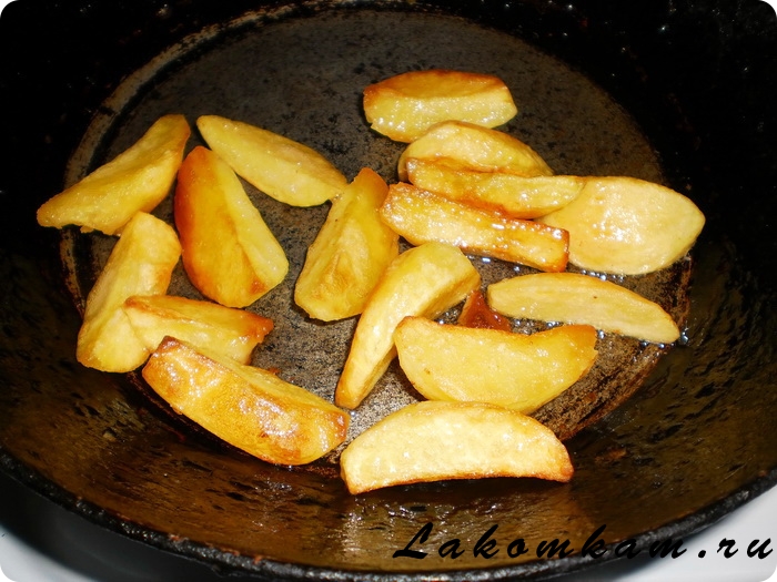 Картофель с кунжутом