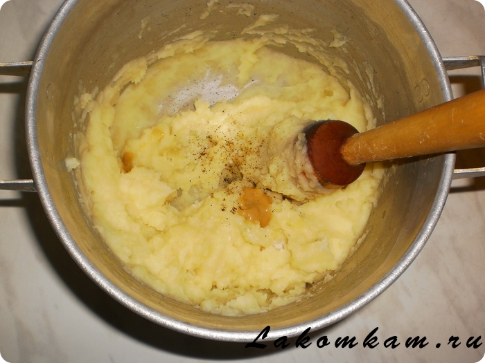 Картофельное пюре с горчицей