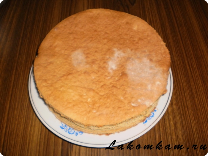Торт Медовый рыжик со сметанным кремом