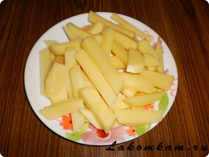 Гарнир из тыквы с картофелем