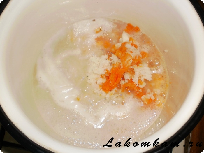 Суп-пюре картофельно-морковный на рисовом отваре