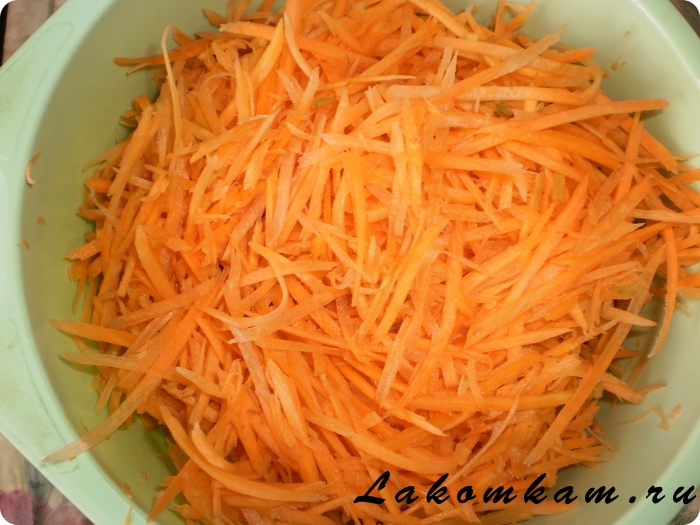 Морковь по-корейски с карри