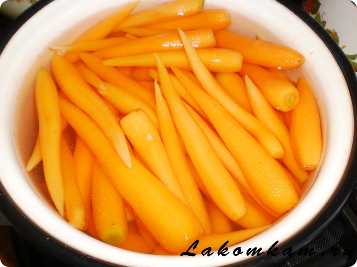 Морковь натуральная на зиму