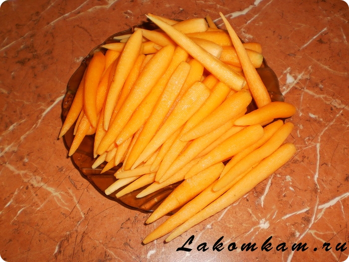 Морковь маринованная на зиму