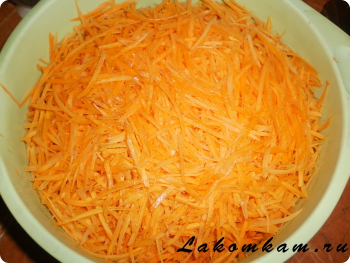 Морковь с чесноком на зиму