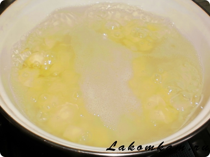 Грибной суп с солеными огурцами