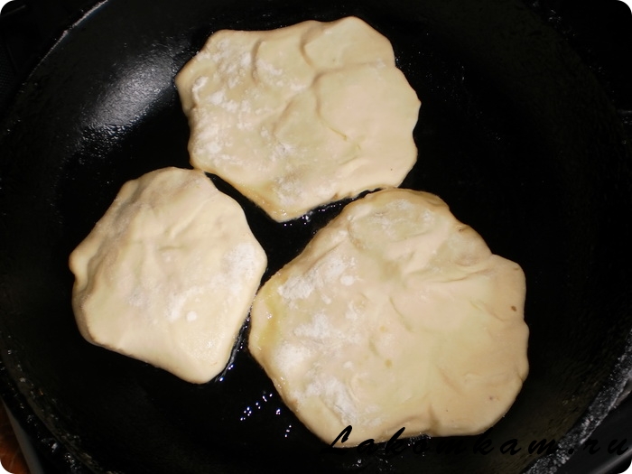 Плацинды с картофелем