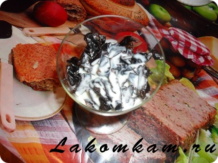 Десерт Черное и белое
