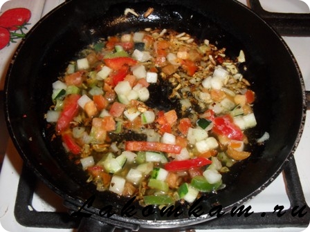 Блюдо из круп Гречка с овощами