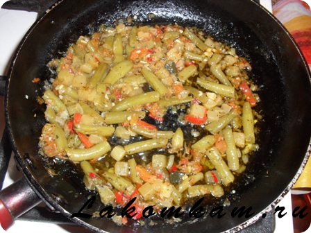 Мучное блюдо Овощные макароны