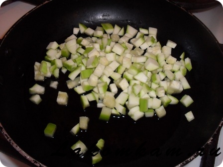 Блюдо из овощей Кабачки с фасолью