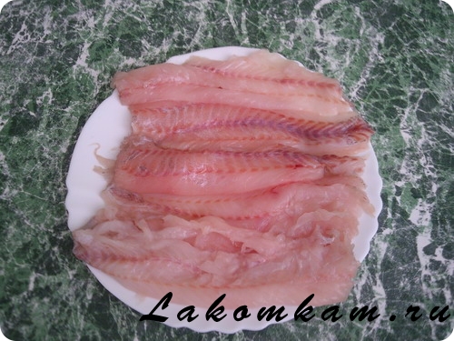 Блюдо из рыбы Жареная рыба в тесте