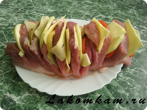 Блюдо из мяса Свинина с овощами