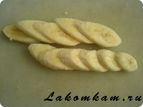 Выпечка Лимонный пирог с бананами