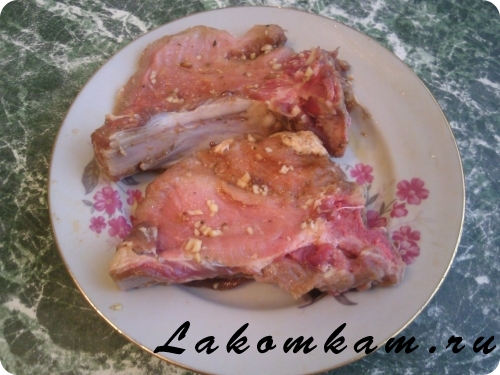 Блюдо из мяса Свиные ребрышки с пряностями