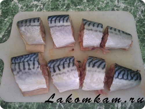 Блюдо из рыбы Скумбрия под майонезом