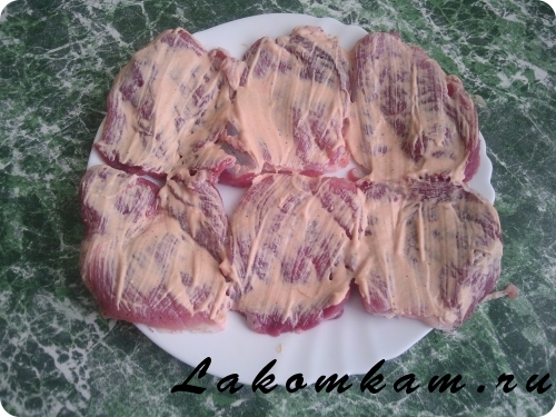 Блюдо из мяса Свинина в кокосовой панировке