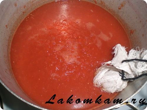 Заготовка Домашний кетчуп