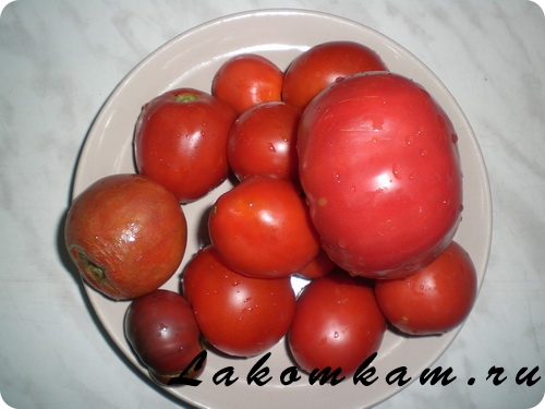 Заготовка помидоры Лада