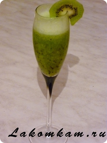 Напиток коктейль Зеленое шампанское