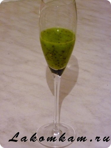 Напиток коктейль Зеленое шампанское