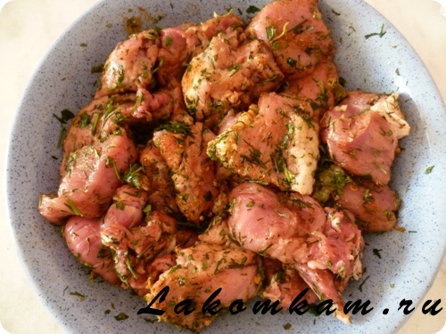 Блюдо из мяса Мясо по-грузински