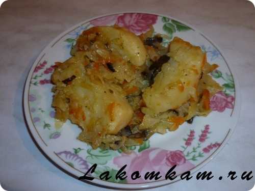 Блюдо из овощей Калья капустная с картофелем