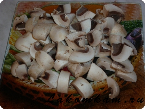 Блюдо из круп Плов с грибами